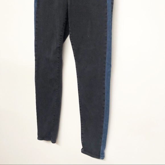 Closed Baker Black High Rise Skinny Stripe Jeans - Picture 7 of 7